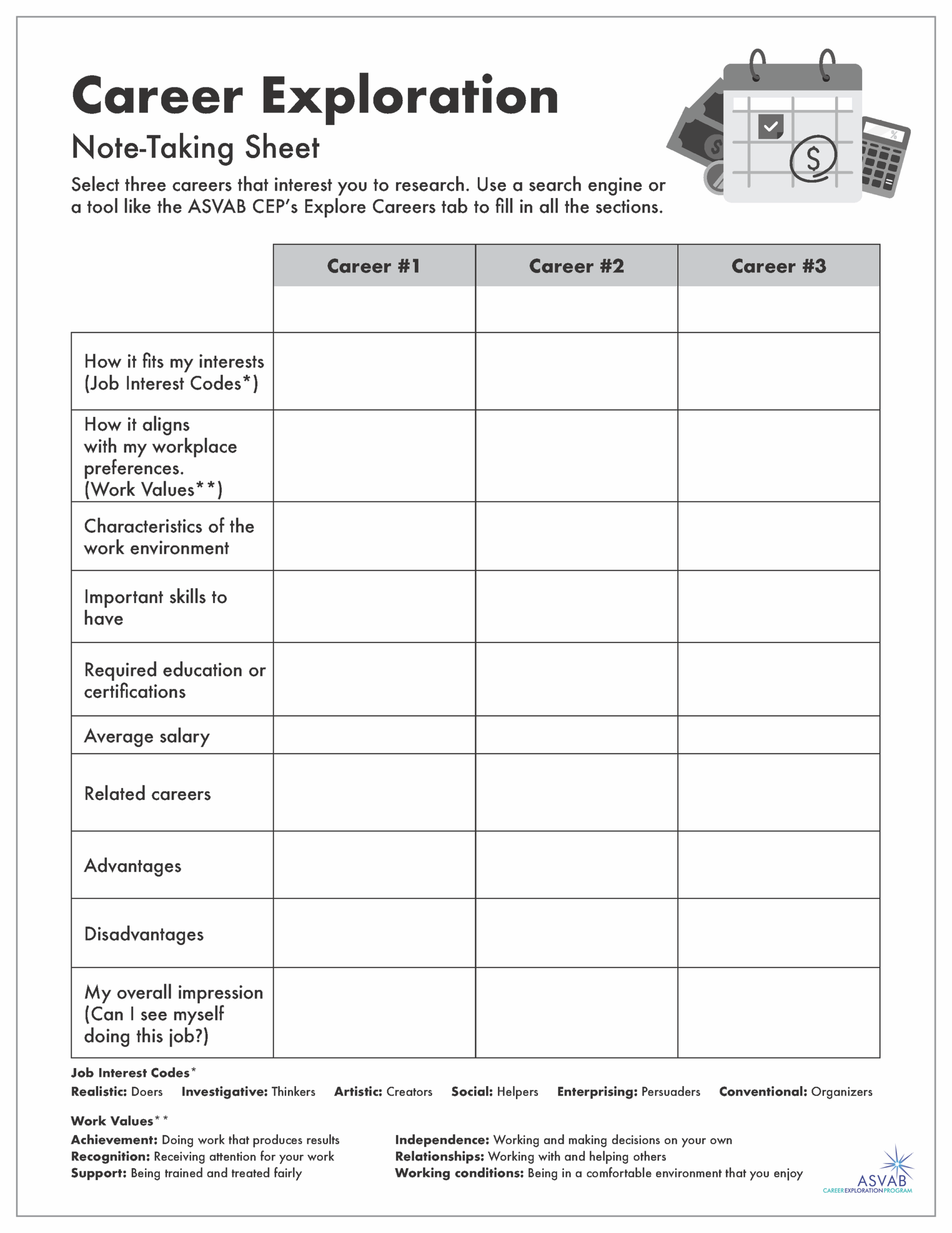 Free Free Career Planning Worksheet Download Free Free Career Planning Worksheet Png Images Free Worksheets On Clipart Library