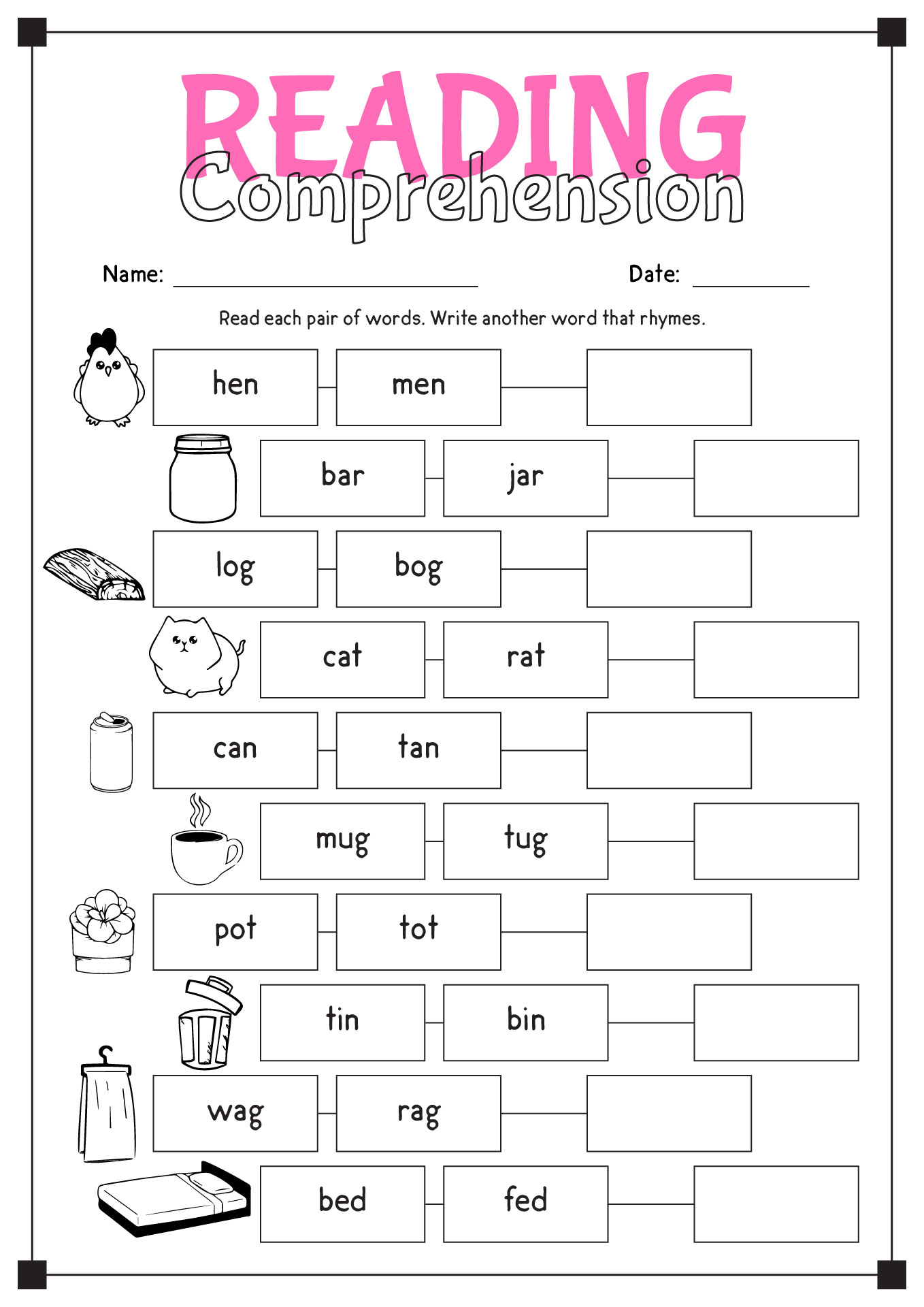 Free Printable Elementary Reading Worksheets Free Printable Elementary Reading Worksheets