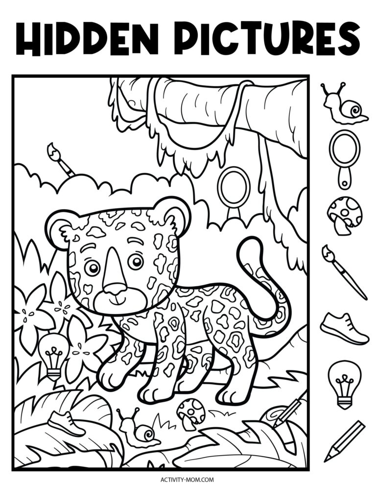Free Hidden Pictures Printables For Kids The Activity Mom Worksheets Library