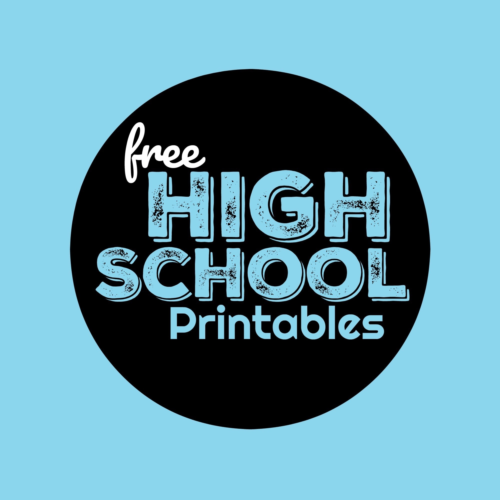 FREE High School Worksheets FREE High School Worksheets