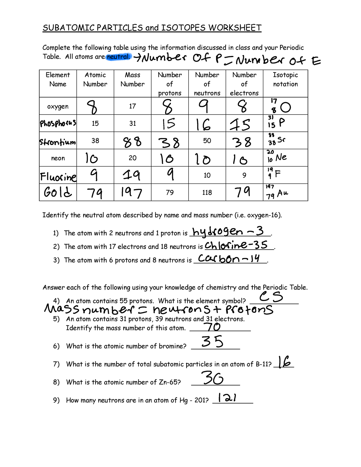 Free Isotopes Worksheet Download Free Isotopes Worksheet Png 
