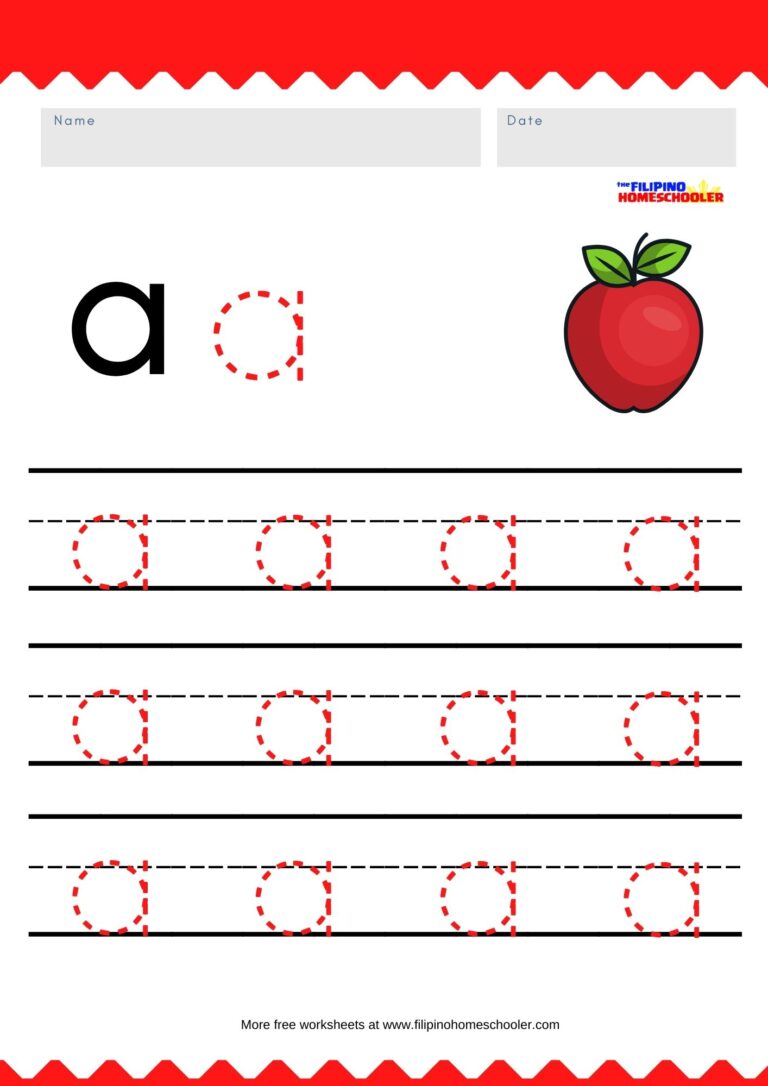 FREE Lowercase Vowel Tracing Worksheets The Filipino Homeschooler