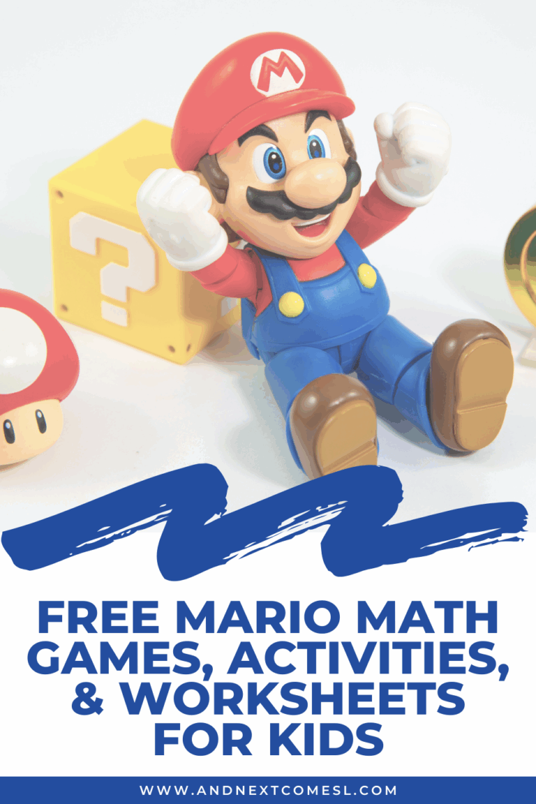 Free Mario Math Games Activities U0026 Worksheets For Kids And Next Comes L Hyperlexia Resources