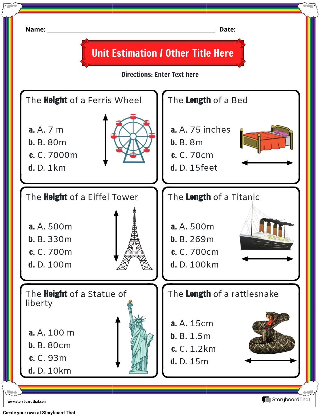Free Printable Measurement Worksheets For Elementary Free Printable Measurement Worksheets For Elementary