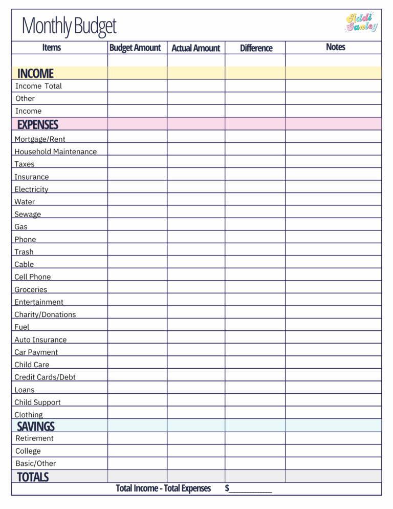 Free Monthly Bills Worksheet Download Free Monthly Bills Worksheet Png Images Free Worksheets On Clipart Library