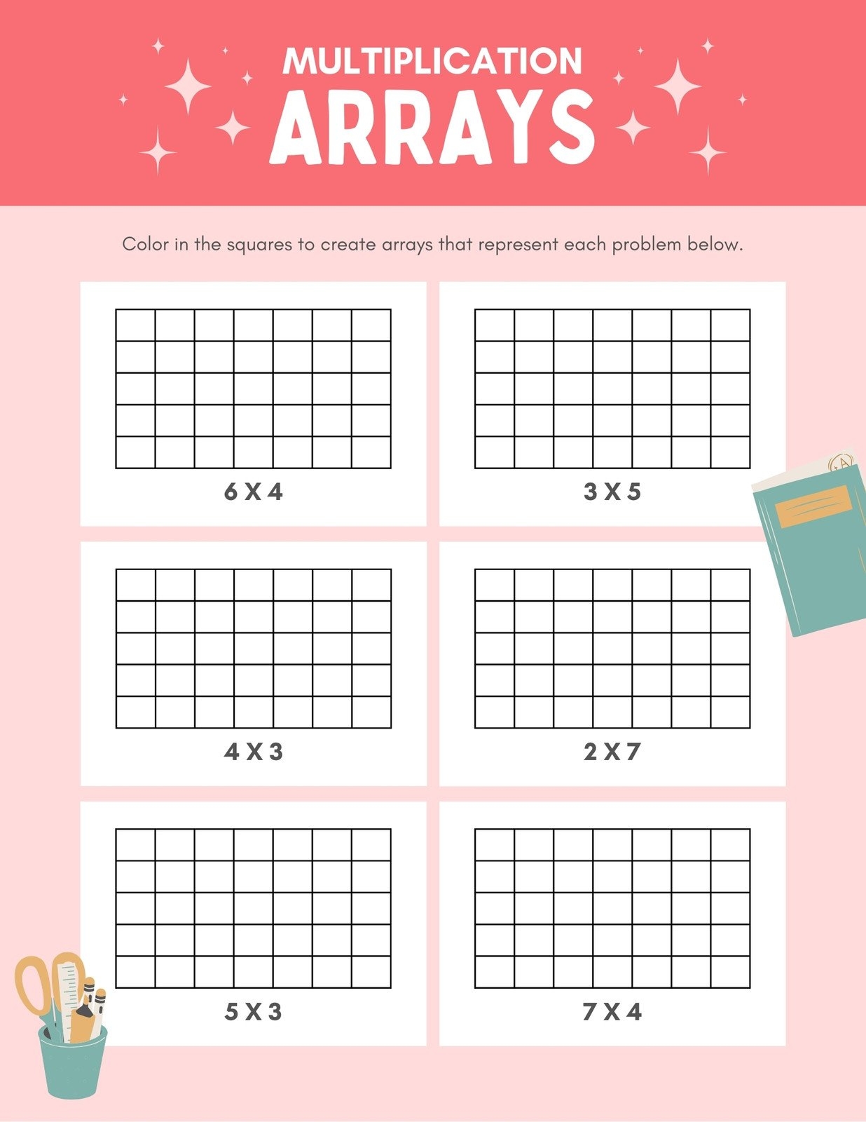 Free Multiplication Worksheet Templates To Use And Print Canva