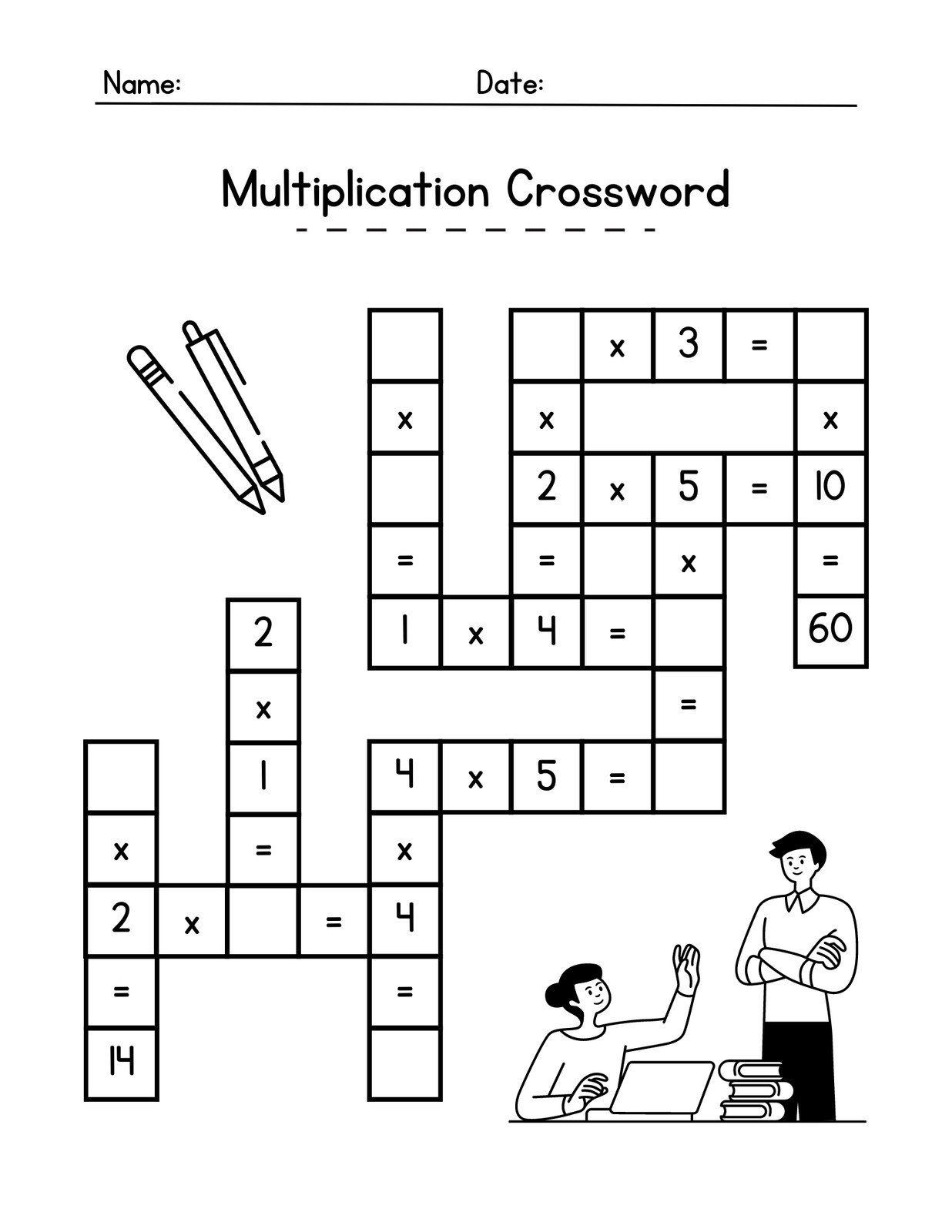 Free Printable Fun Multiplication Worksheets Free Printable Fun Multiplication Worksheets