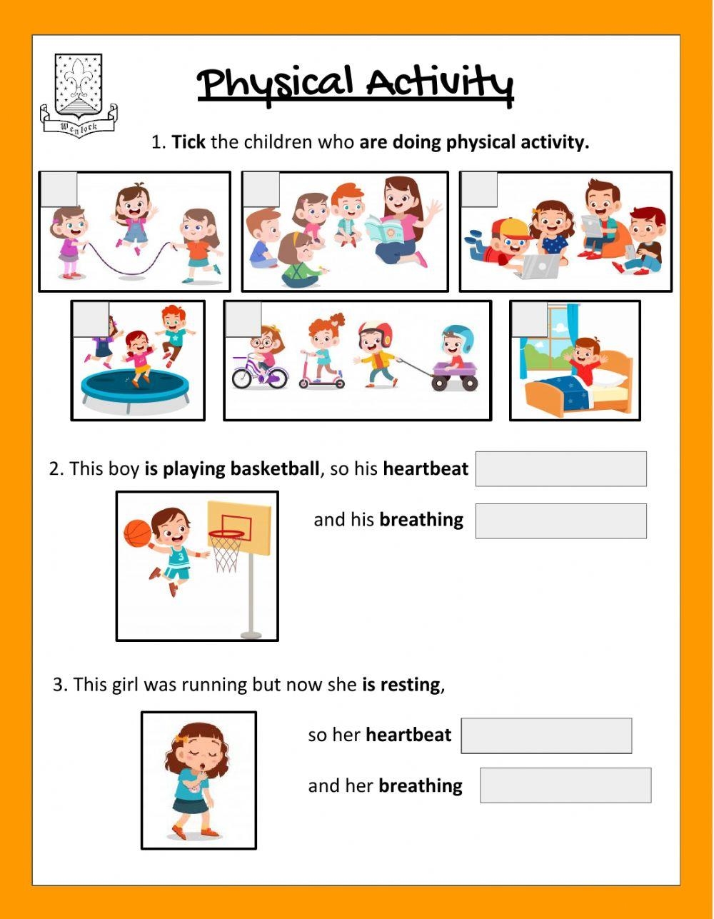 Free Physical Activity Worksheet Download Free Physical Activity Free Physical Activity Worksheet Download Free Physical Activity