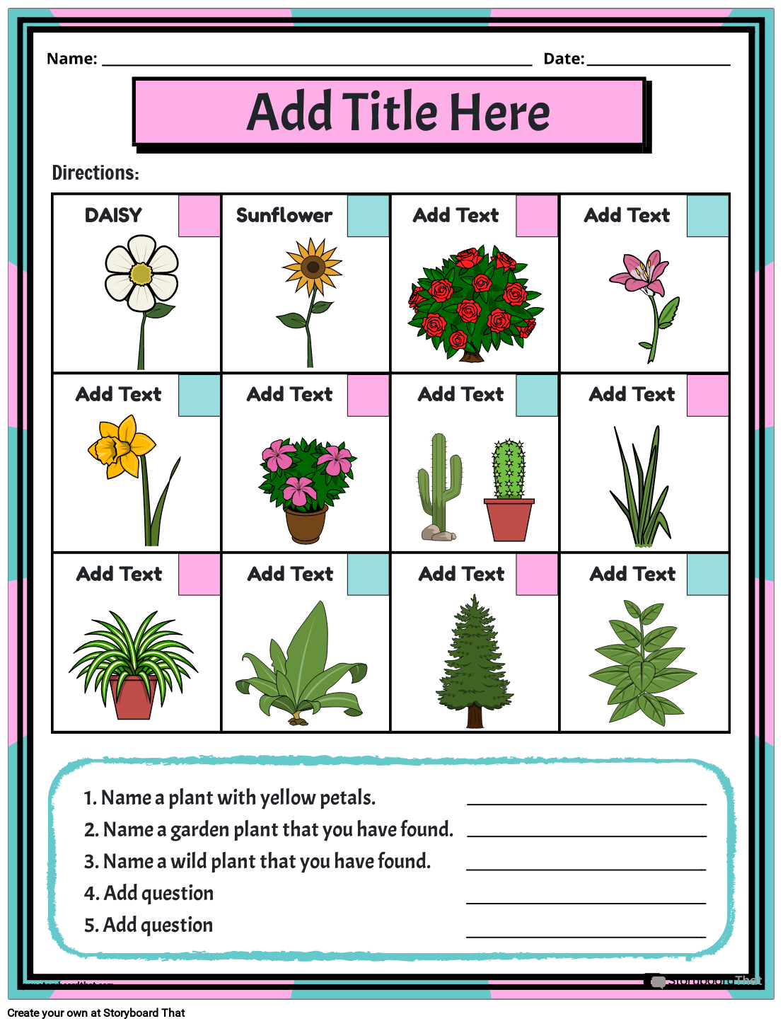 Free Plant Worksheets Easy Custom Design Free Plant Worksheets Easy Custom Design