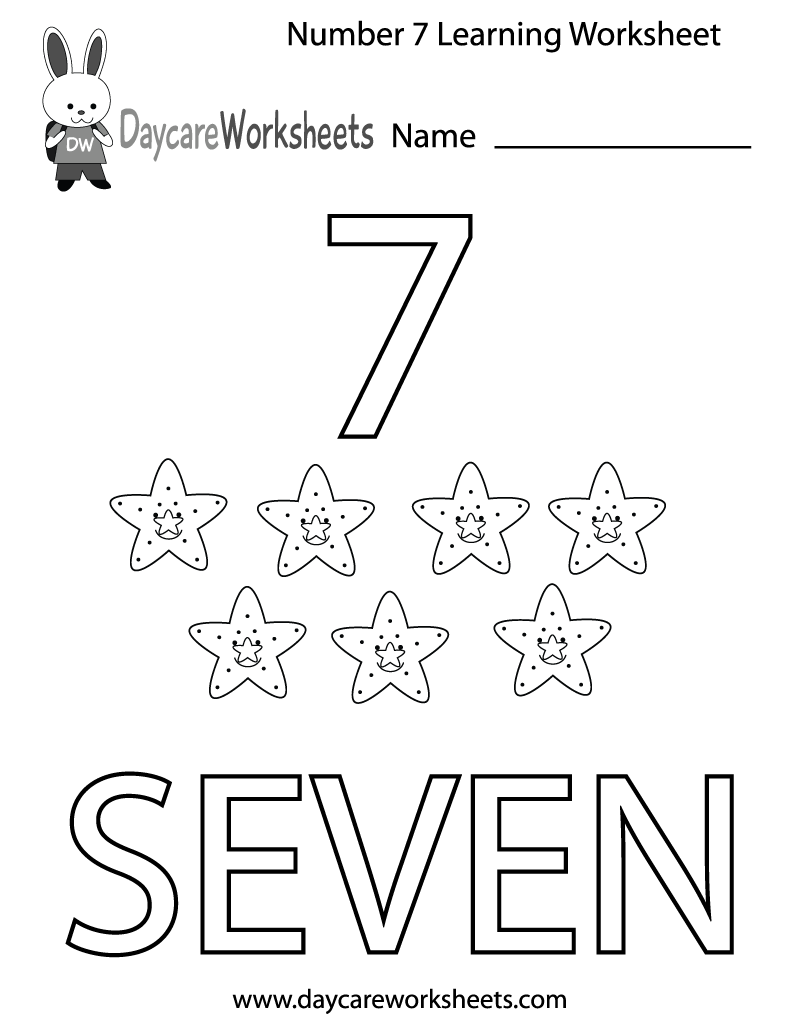 Free Printable Number Worksheets Preschool