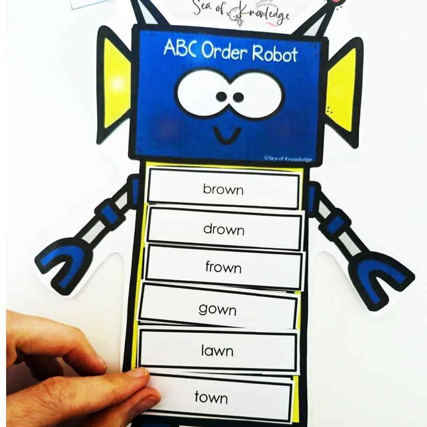 Free Printable ABC Order Worksheets Doubles As A Craft