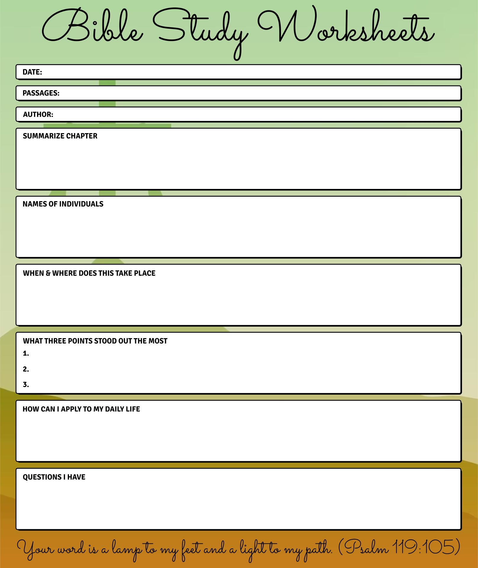 FREE Printable Bible Study Worksheet Bespoke Grace Worksheets Library