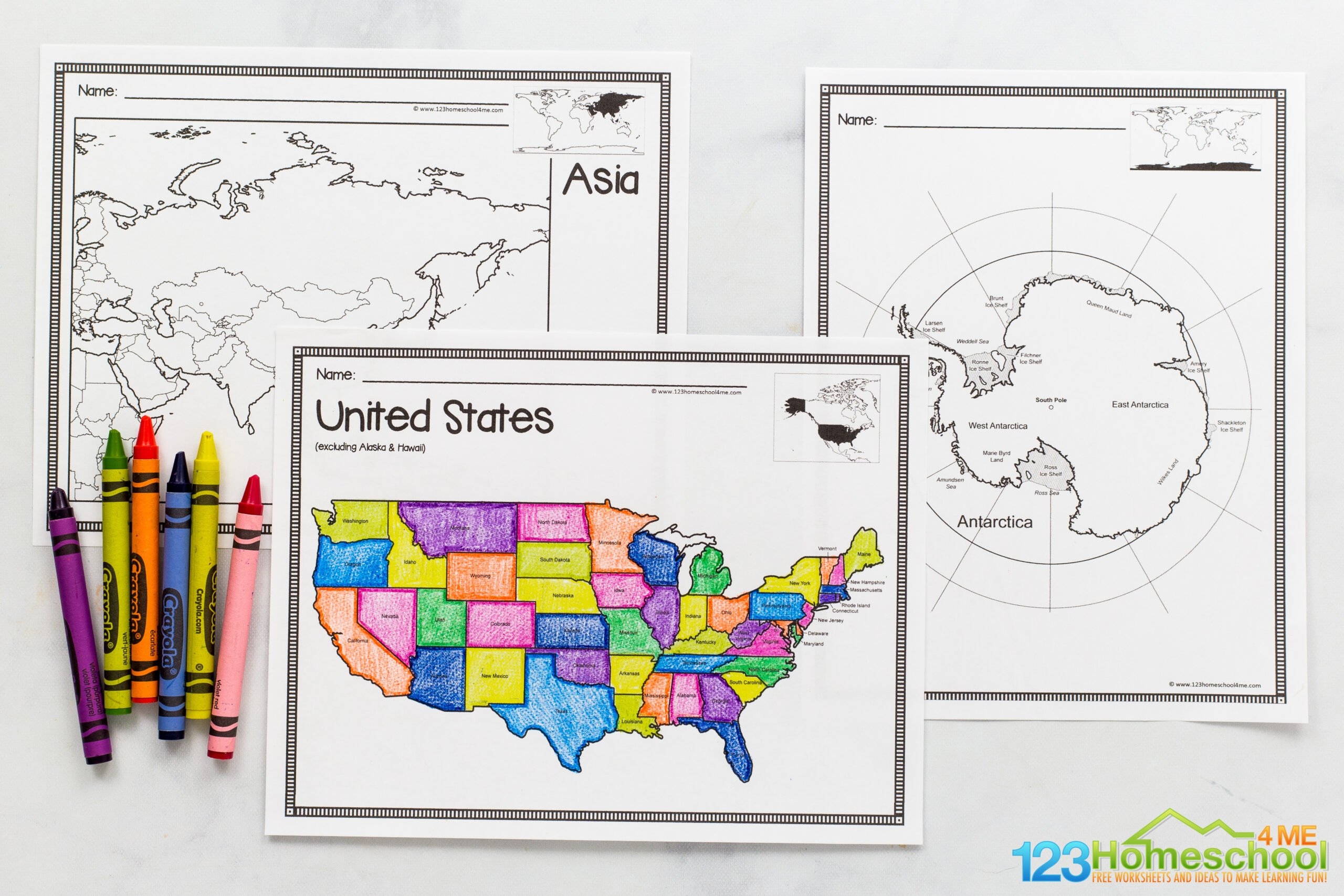 Free Printable Hemisphere Worksheets