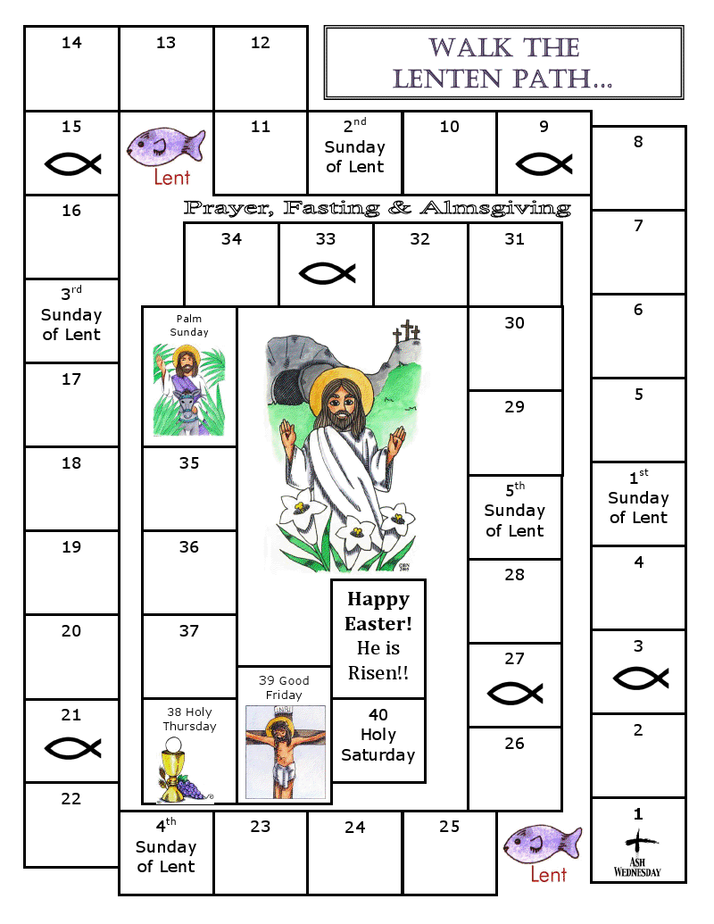 Free Printable Lenten Worksheets