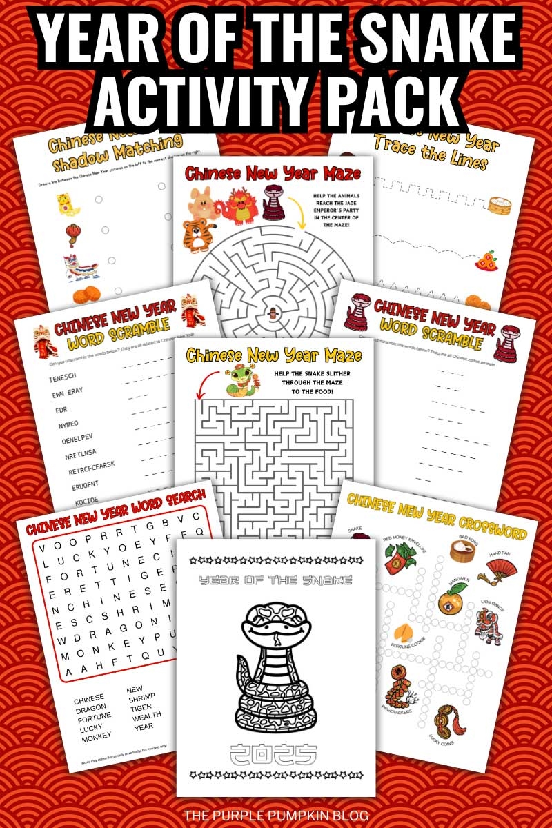 Free Printable Chinese New Year Activities Pack Year Of The Rabbit