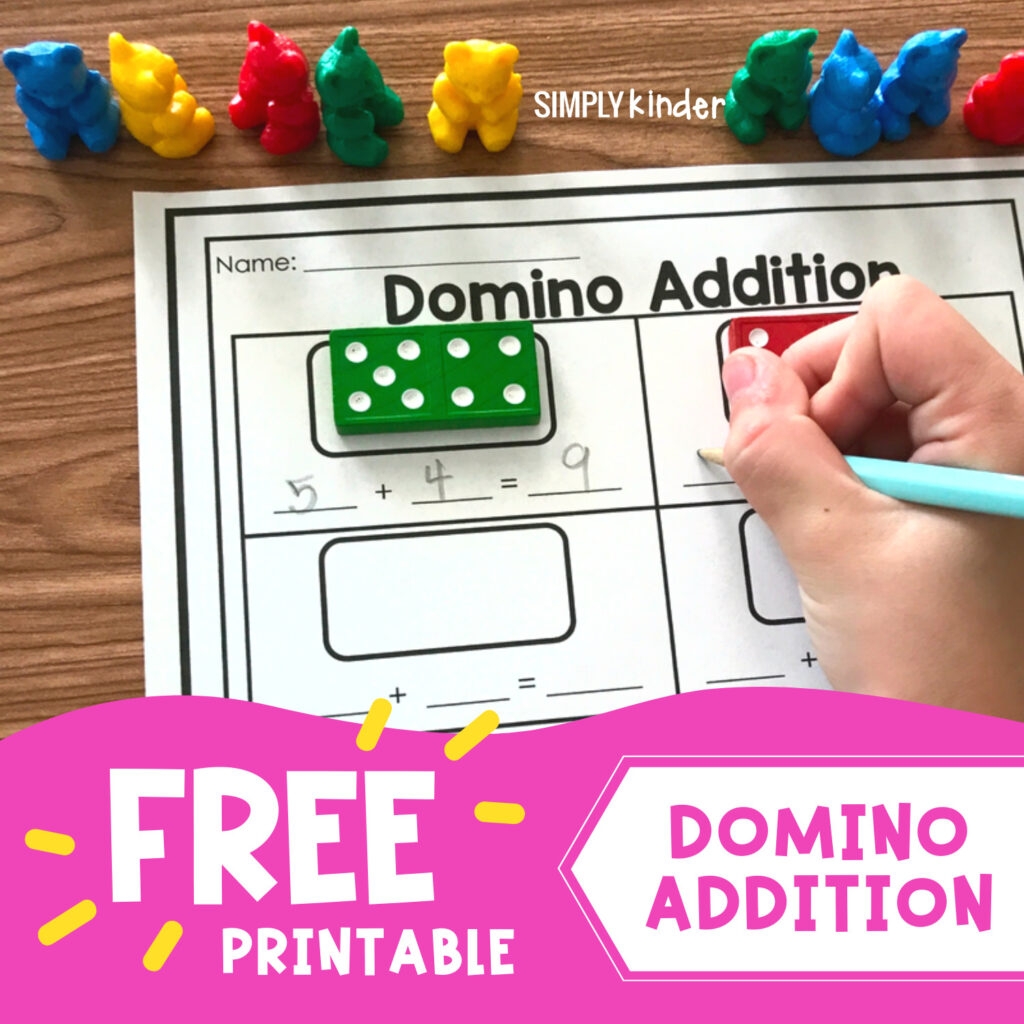 Free Printable Domino Math Worksheets
