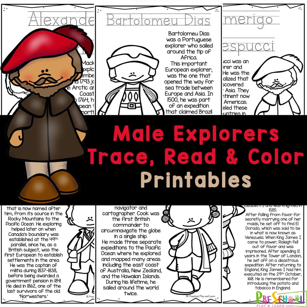 FREE Printable Early Explorer History Coloring Pages Activity Worksheets Library FREE Printable Early Explorer History Coloring Pages Activity Worksheets Library