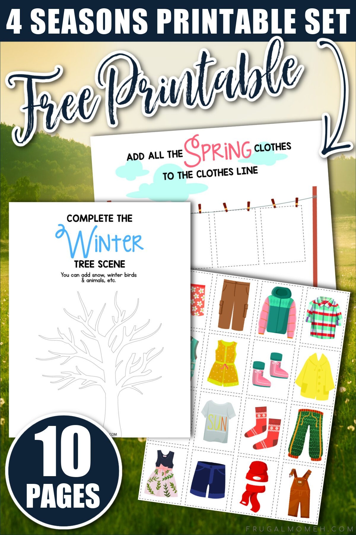 Free Printable Four Seasons Worksheets Frugal Mom Eh 