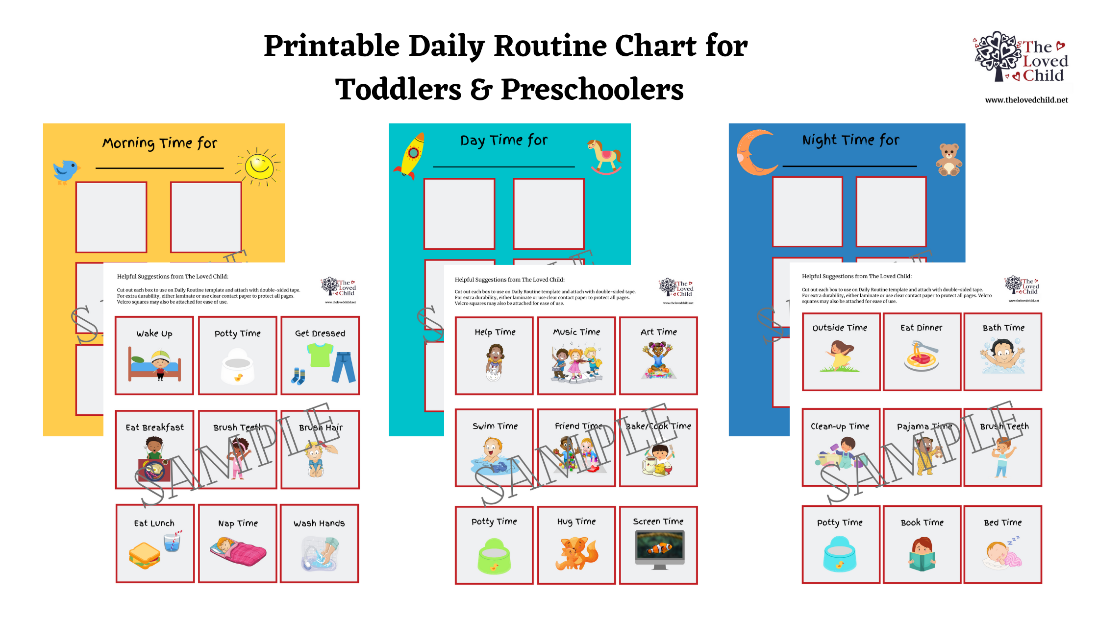 FREE Printable From TLC Daily Routine Chart For Toddlers And Preschoolers The Loved Child FREE Printable From TLC Daily Routine Chart For Toddlers And Preschoolers The Loved Child