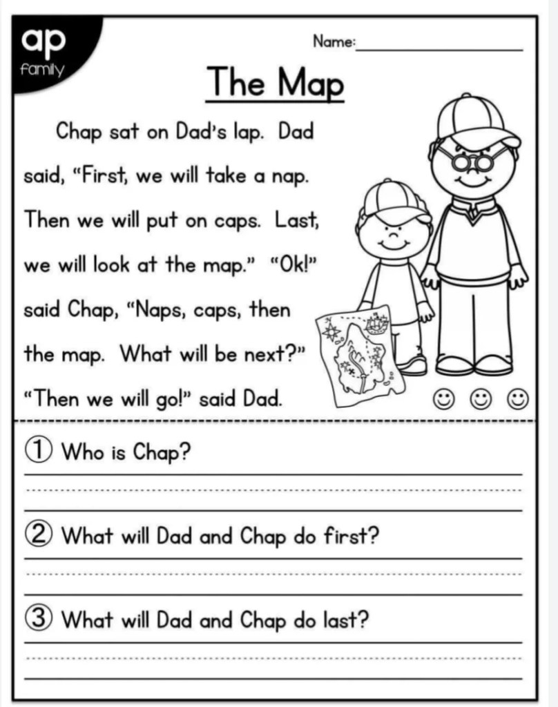 Free Printable Kindergarten Reading Worksheets Activity School Worksheets Library