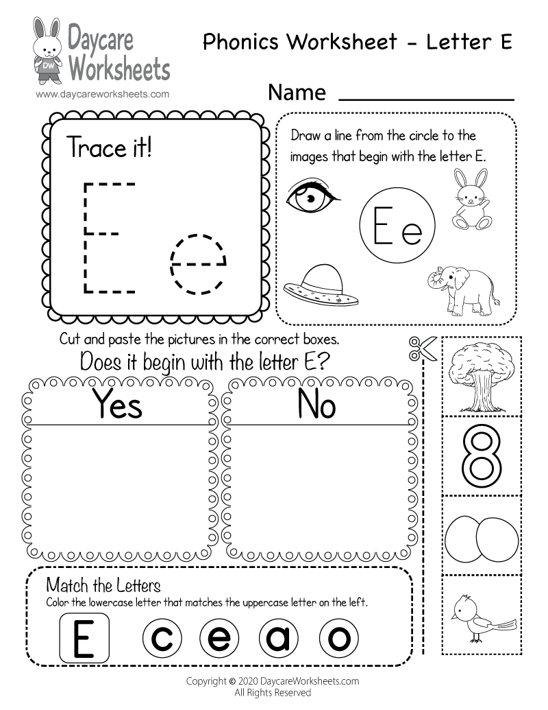 Free Printable Letter E Worksheets Pdf Free Printable Letter E Worksheets Pdf