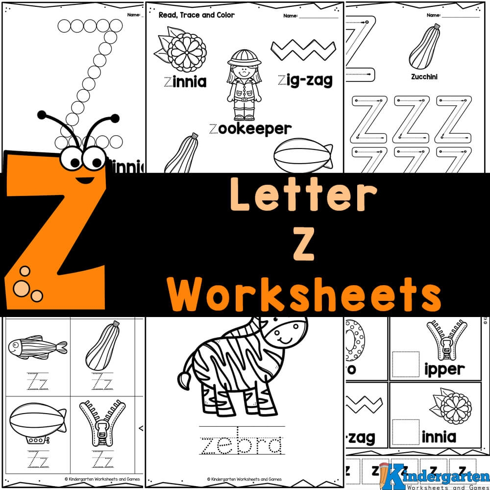 Letter Z Worksheets Free Printables