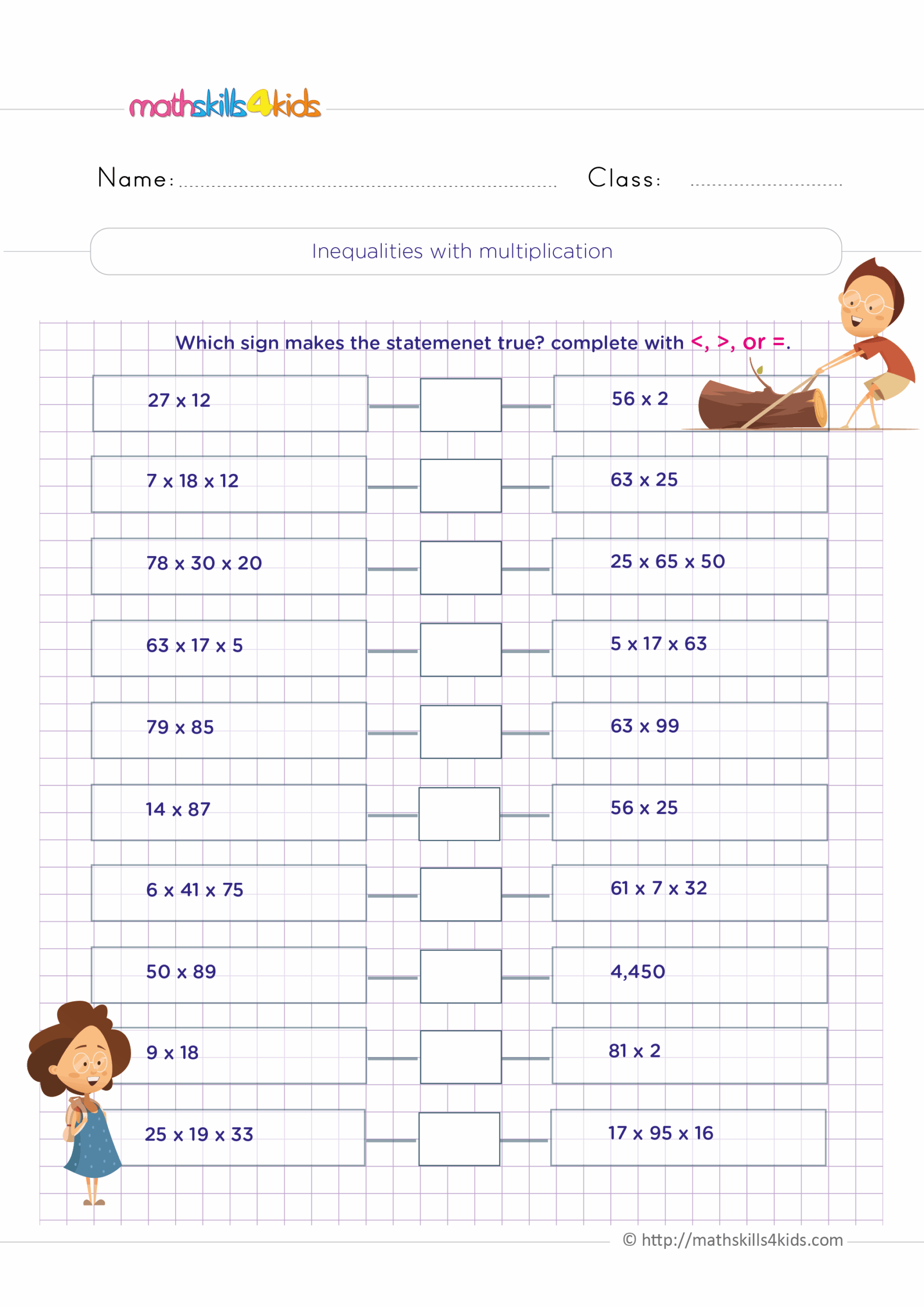 Free Printable Multiplication Worksheets For 4th Graders Practice Free Printable Multiplication Worksheets For 4th Graders Practice