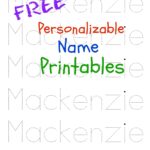 Free Printable Name Tracing Worksheets Preschool Names Name Worksheets Library