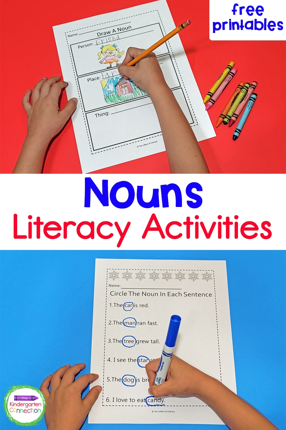 Free Printable Noun Worksheets For Kindergarten