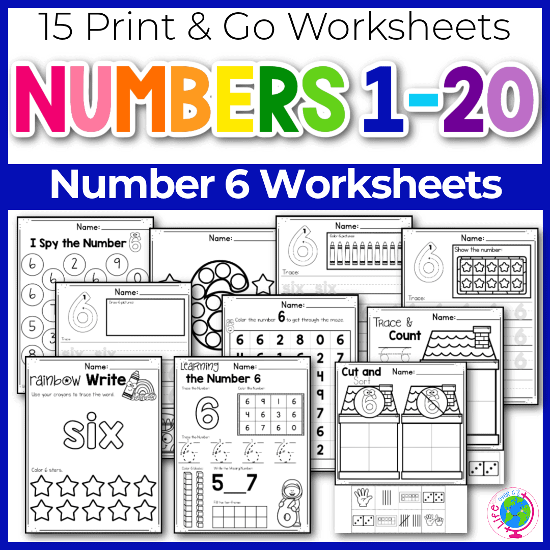 Free Printable Worksheets For Number 6