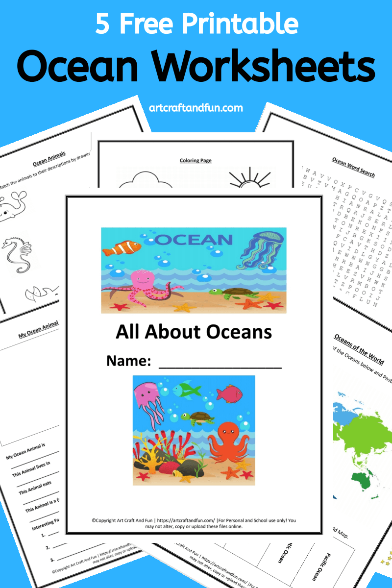 Free Printable Ocean Worksheets 