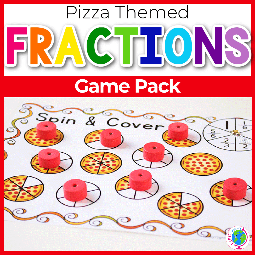 Free Printable Pizza Fraction Activity Pack