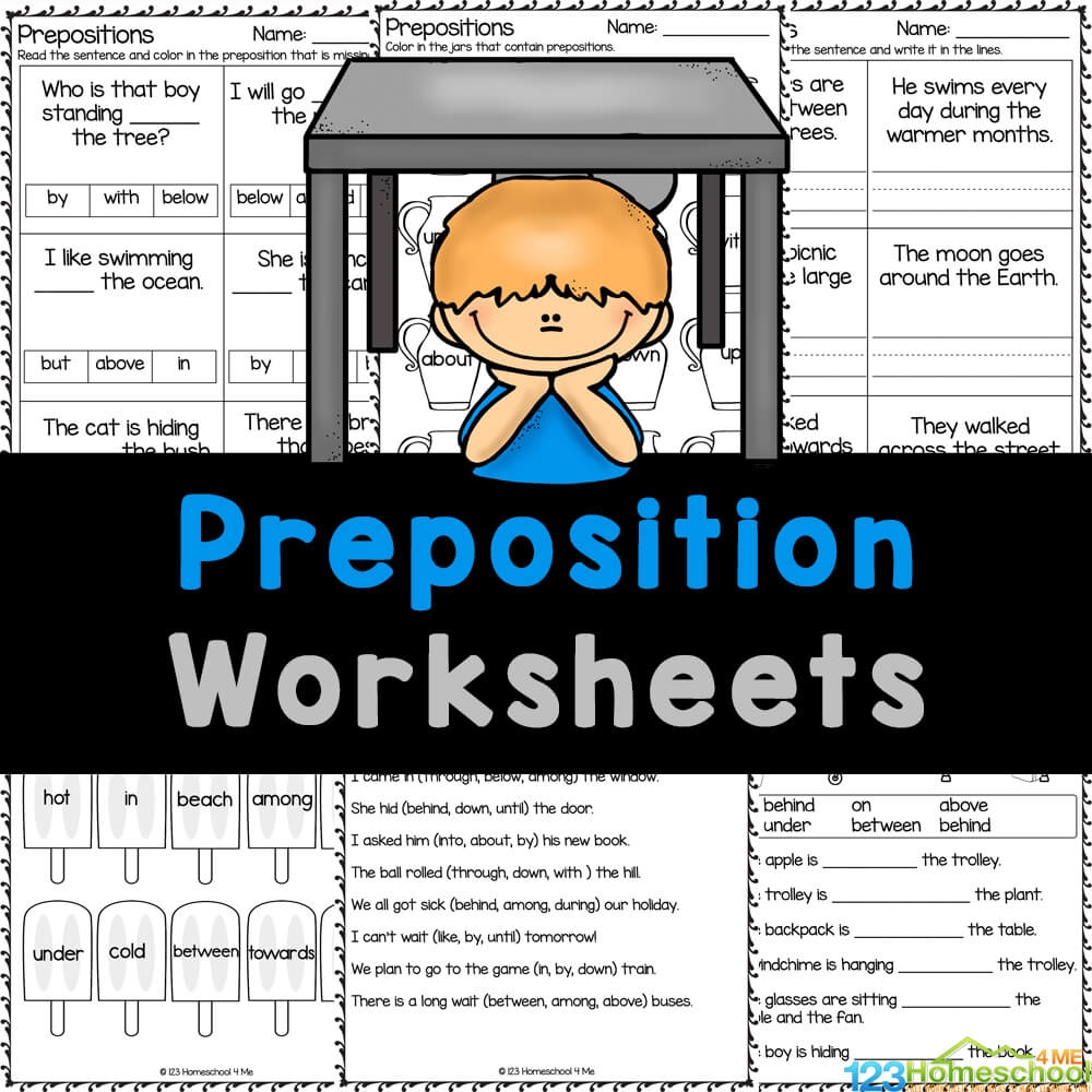FREE Printable Preposition Exercises Worksheets FREE Printable Preposition Exercises Worksheets