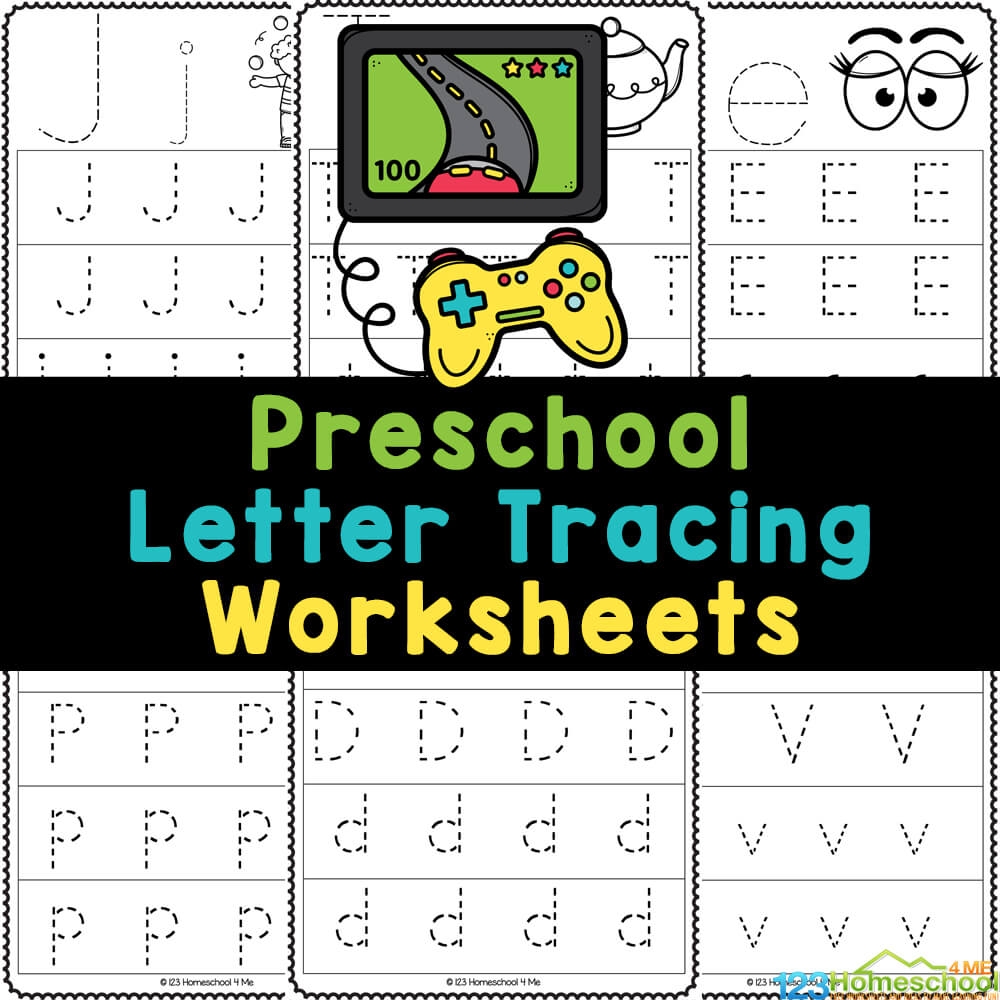 Free Printable Pre K Tracing Worksheets