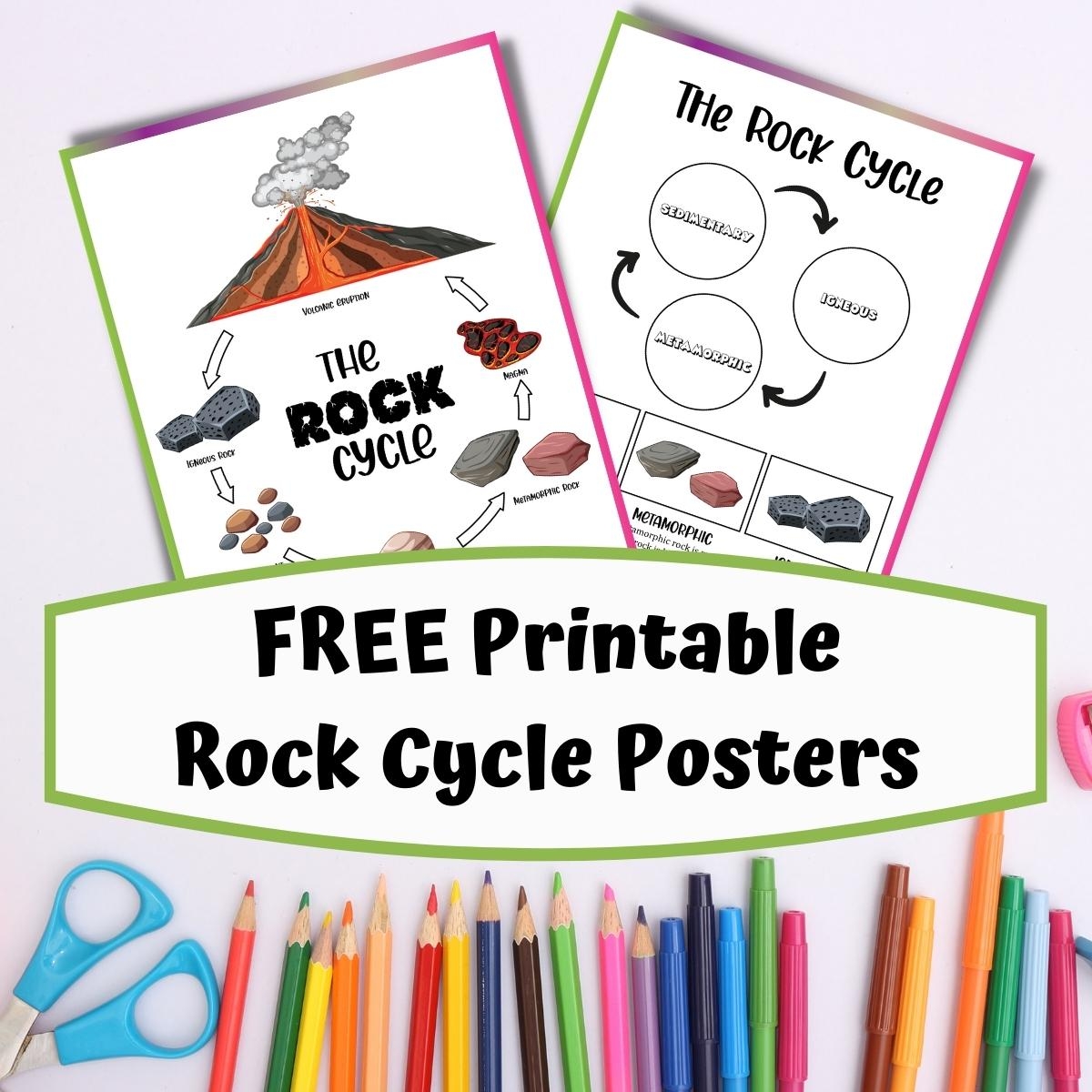 Free Printable Rock Cycle Posters For Kids