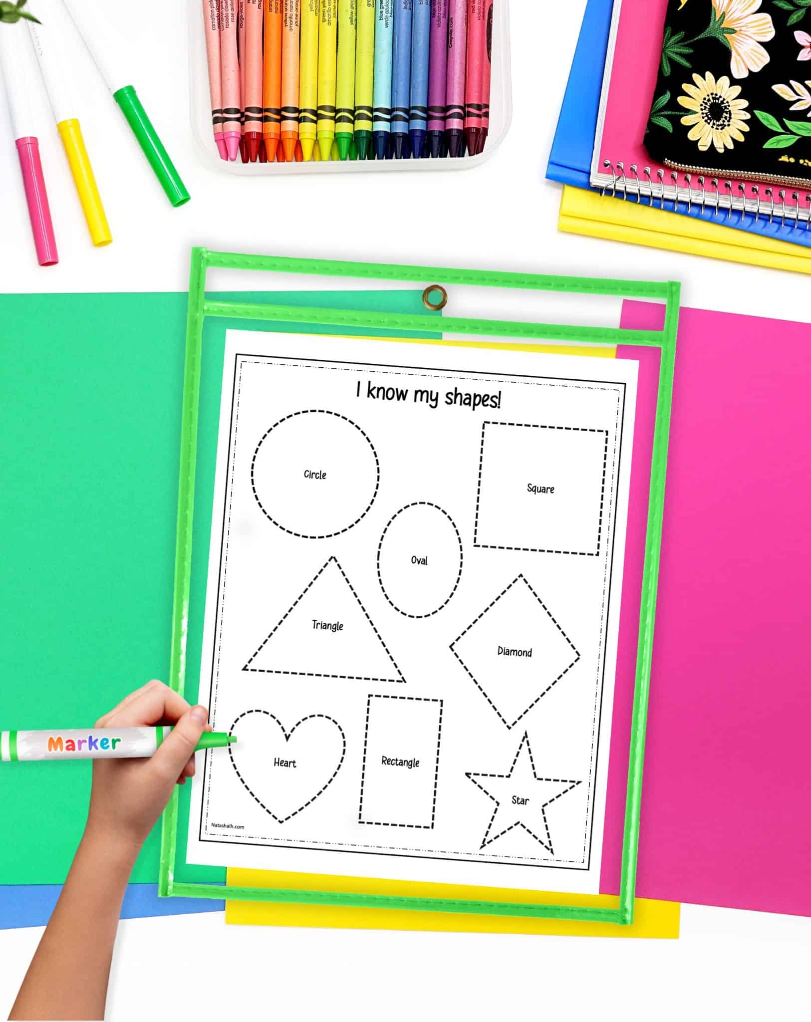 Shape Tracing Worksheets Free Printable