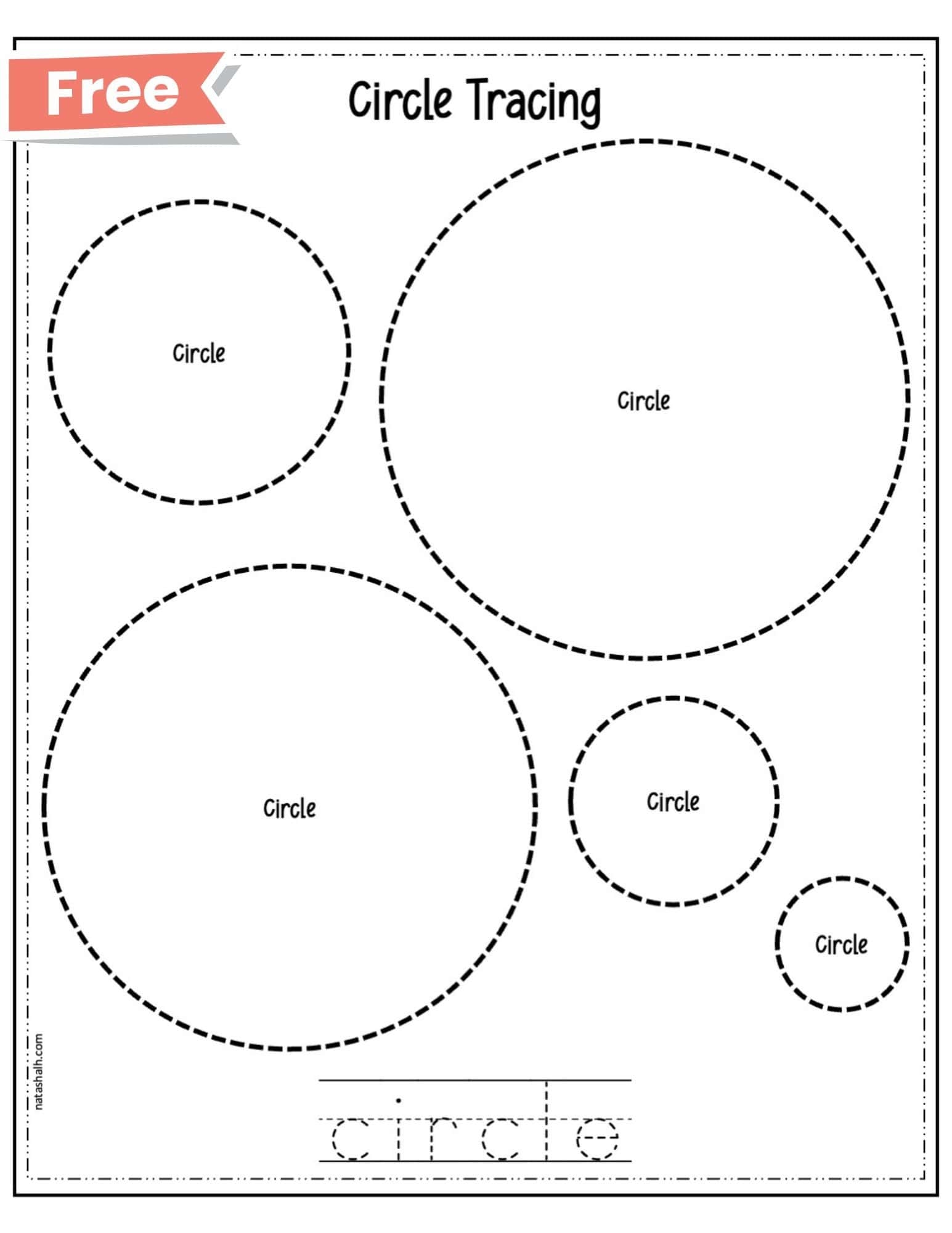 Free Printable Worksheets Circles Free Printable Worksheets Circles