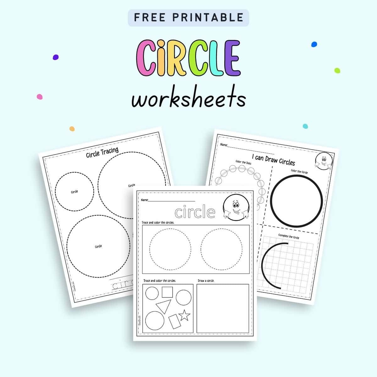 Free Printable Circle Worksheets For Preschool Free Printable Circle Worksheets For Preschool