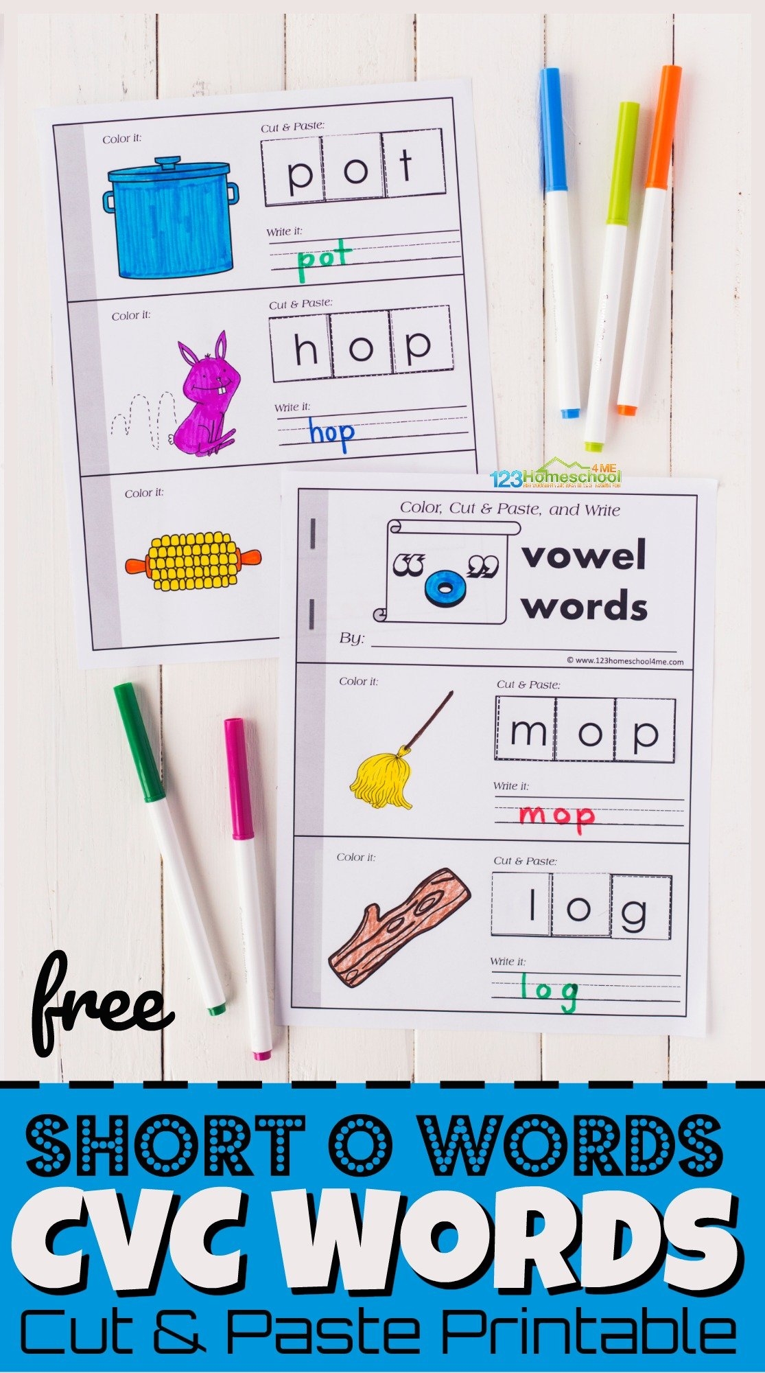 Phonics Worksheet Free Printable Short O
