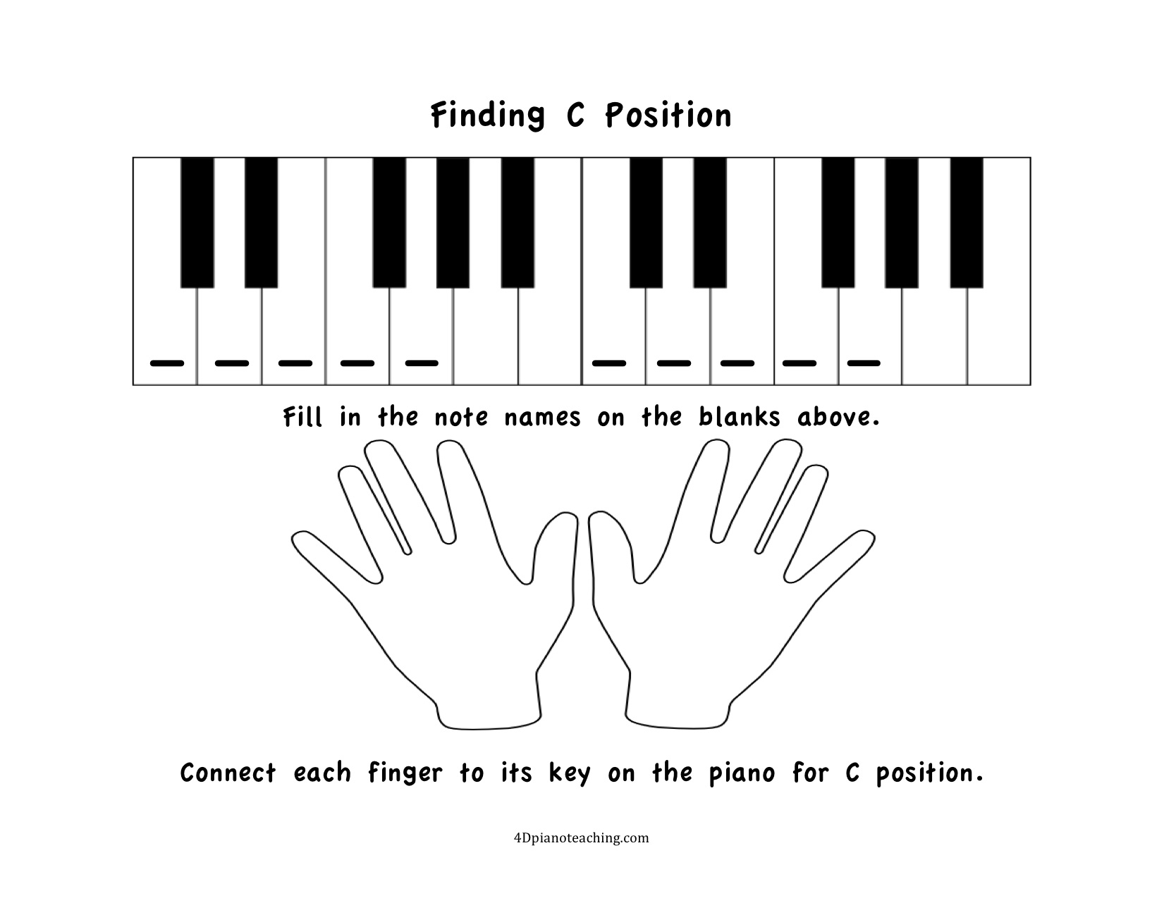 Free Printables C Position Worksheets 4dpianoteaching Free Printables C Position Worksheets 4dpianoteaching