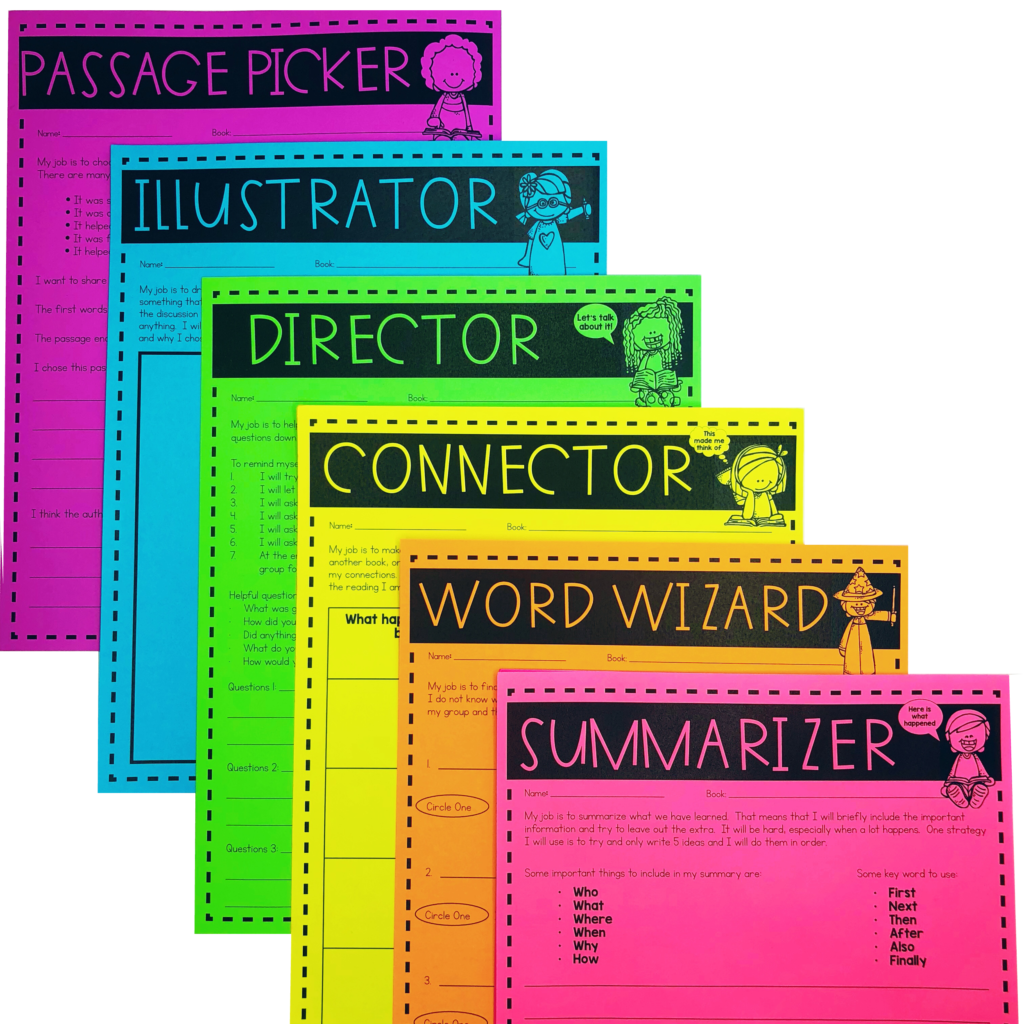 Free Printables For Literature Circles Worksheets Library