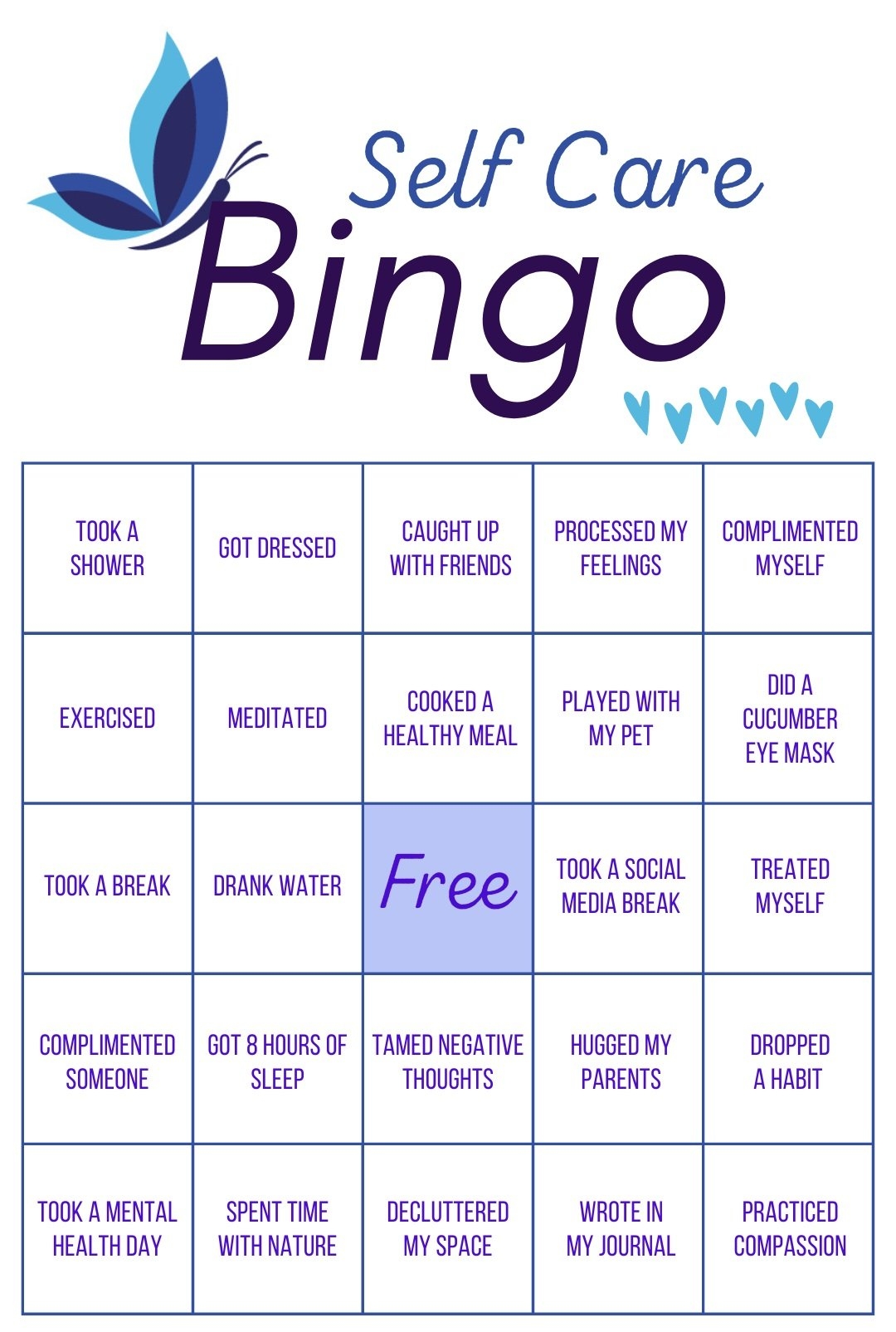 Free Printables Hope And Healing Therapy And Wellness Center