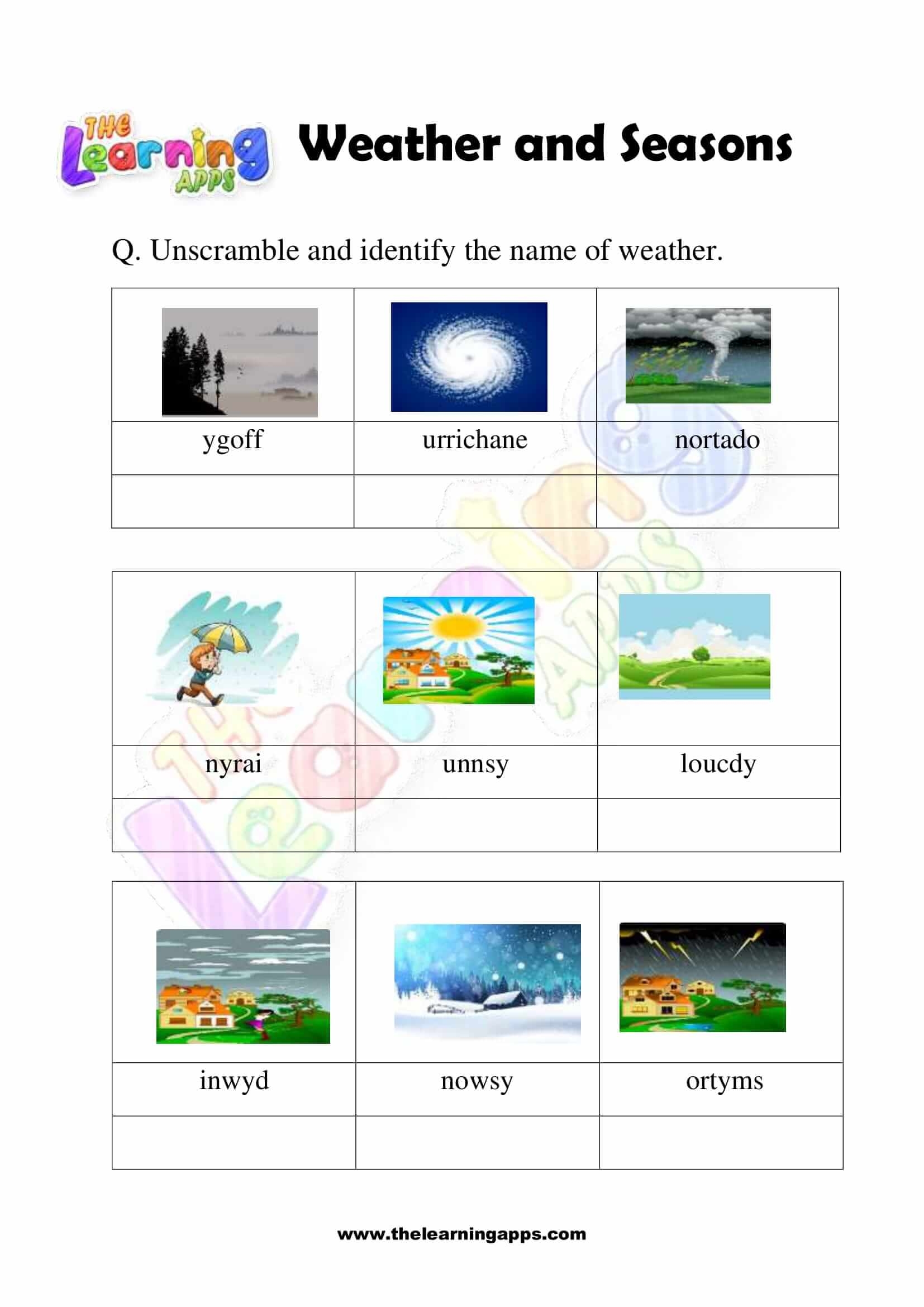 Grade 3 Science Free Printable Worksheets