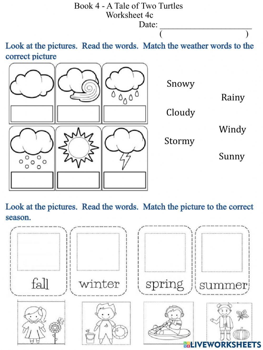 Free Seasons And Weather Worksheet Download Free Seasons And 