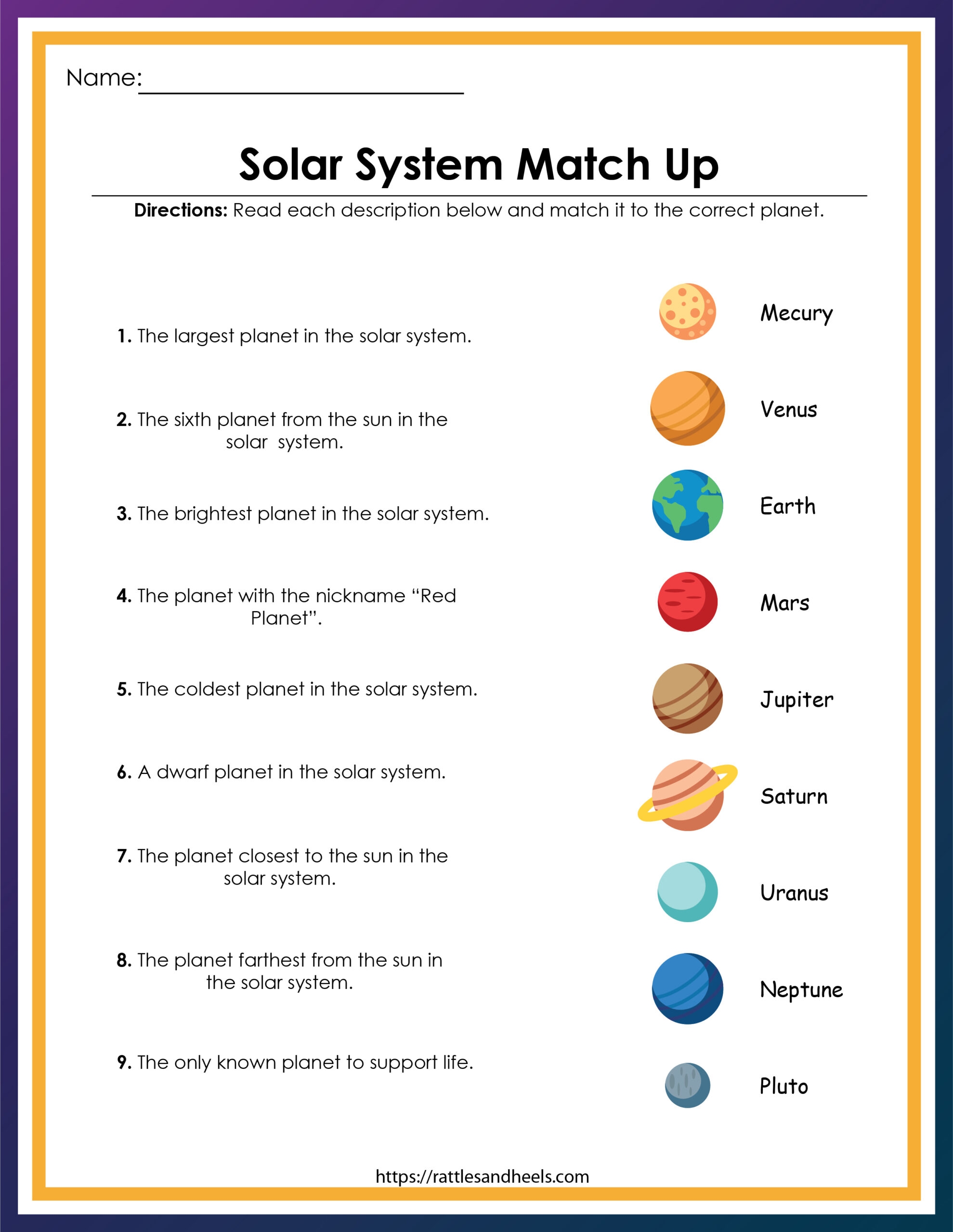 Free Solar System Worksheets For Kids Adanna Dill Free Solar System Worksheets For Kids Adanna Dill