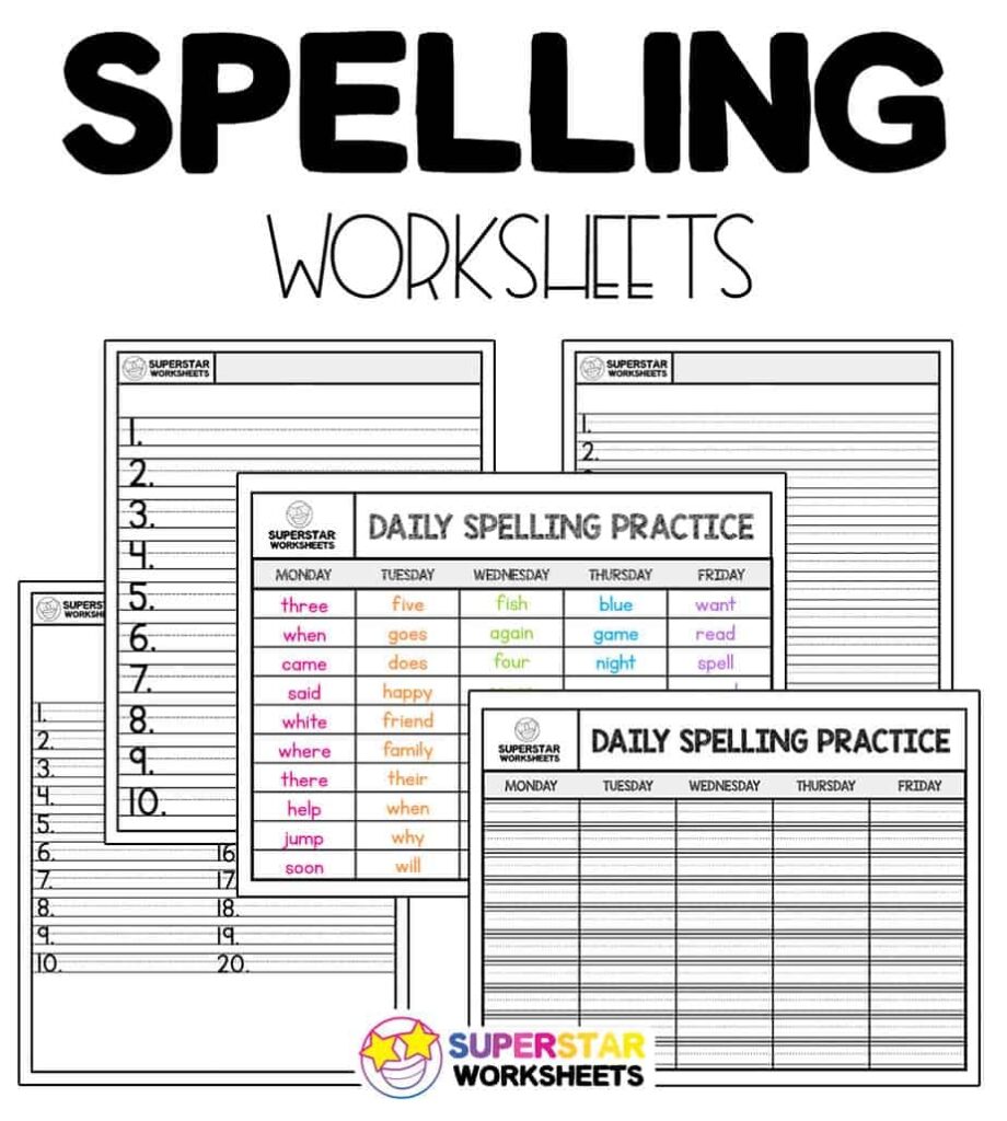 Free Printable Spelling Practice Worksheets - Printable Worksheets