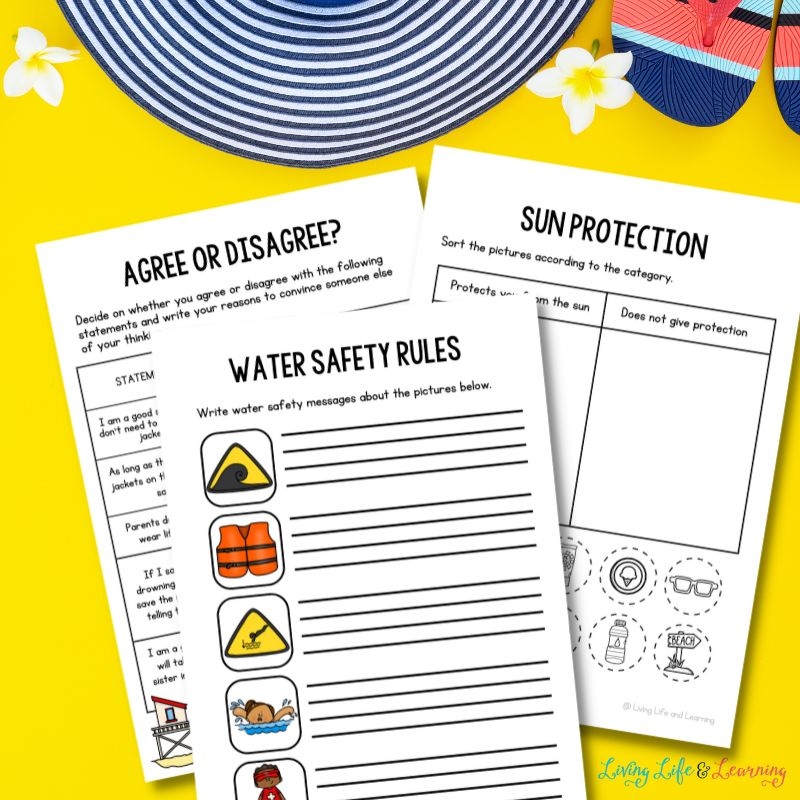Free Printable Sun Safety Worksheets