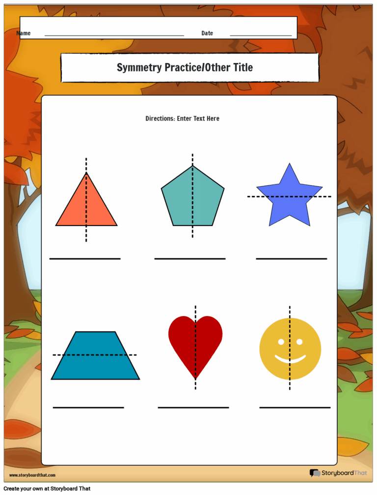 Free Symmetry Worksheets Lines Of Symmetry Worksheets