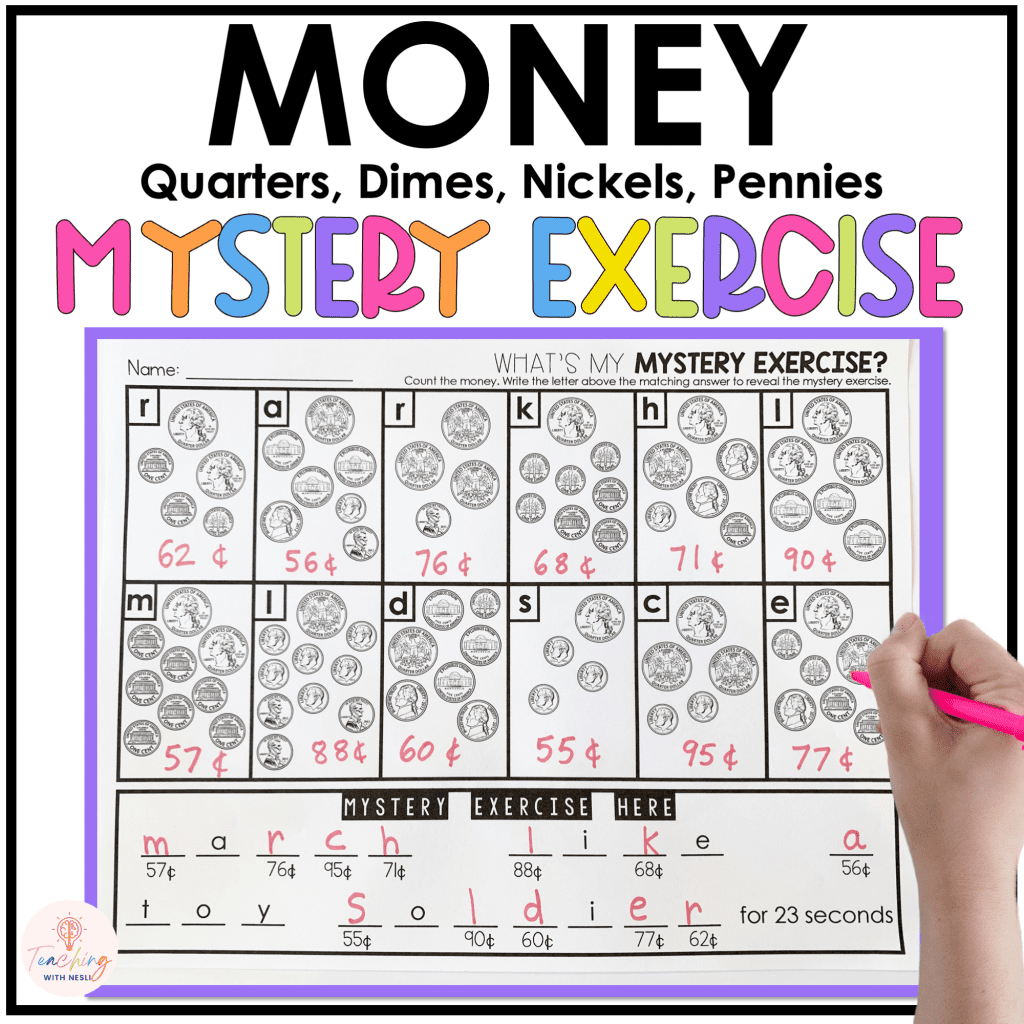 FREE Touch Money Chart You Can Use With Your Students Today  FREE Touch Money Chart You Can Use With Your Students Today