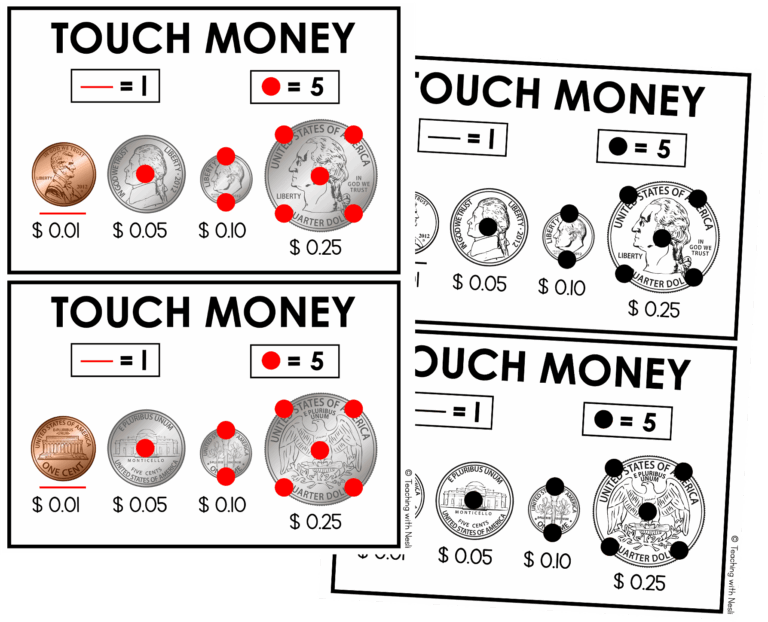 FREE Touch Money Chart You Can Use With Your Students Today